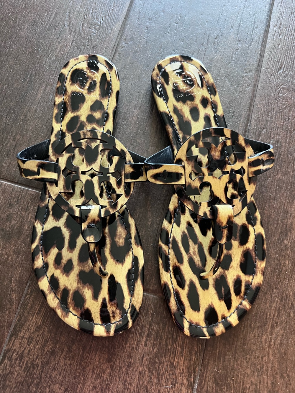 Tory Burch Leopard Print Miller Sandals